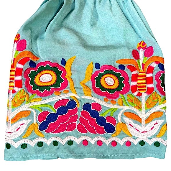 Vava by Joy Han size medium boho hippie cold shoulder floral bell sleeve shirt - Picture 12 of 16